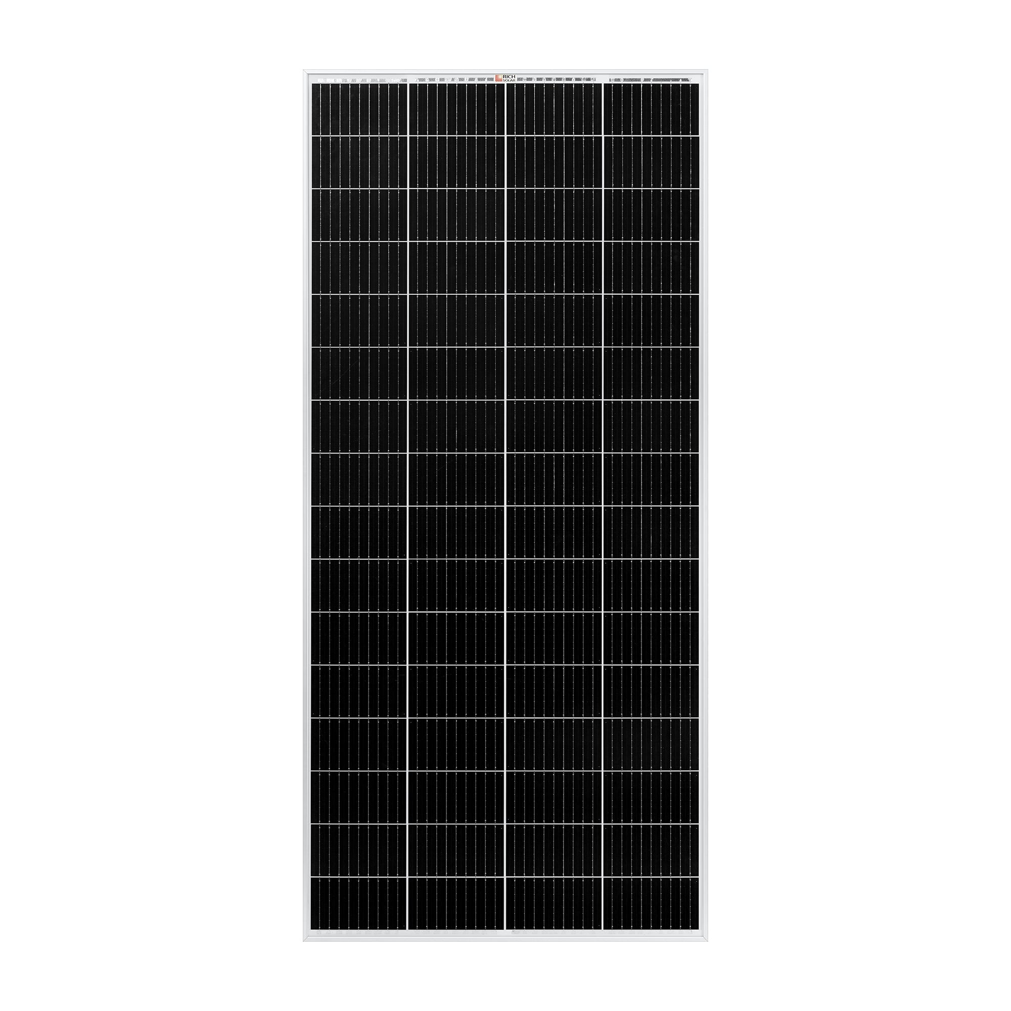 MEGA 200 MAX | 200 Watt 24 Volt Solar Panel | Premium 24V Off-Grid Solar Panel for RVs, Trailers, Cabins | 25-Year Output Warranty | UL Certified