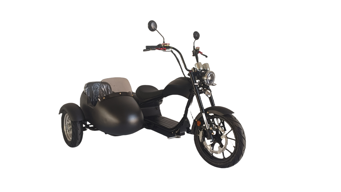 4000w-45MPH SoverSky MH3 Lithium Chopper Scooter Electric Motorcycle
