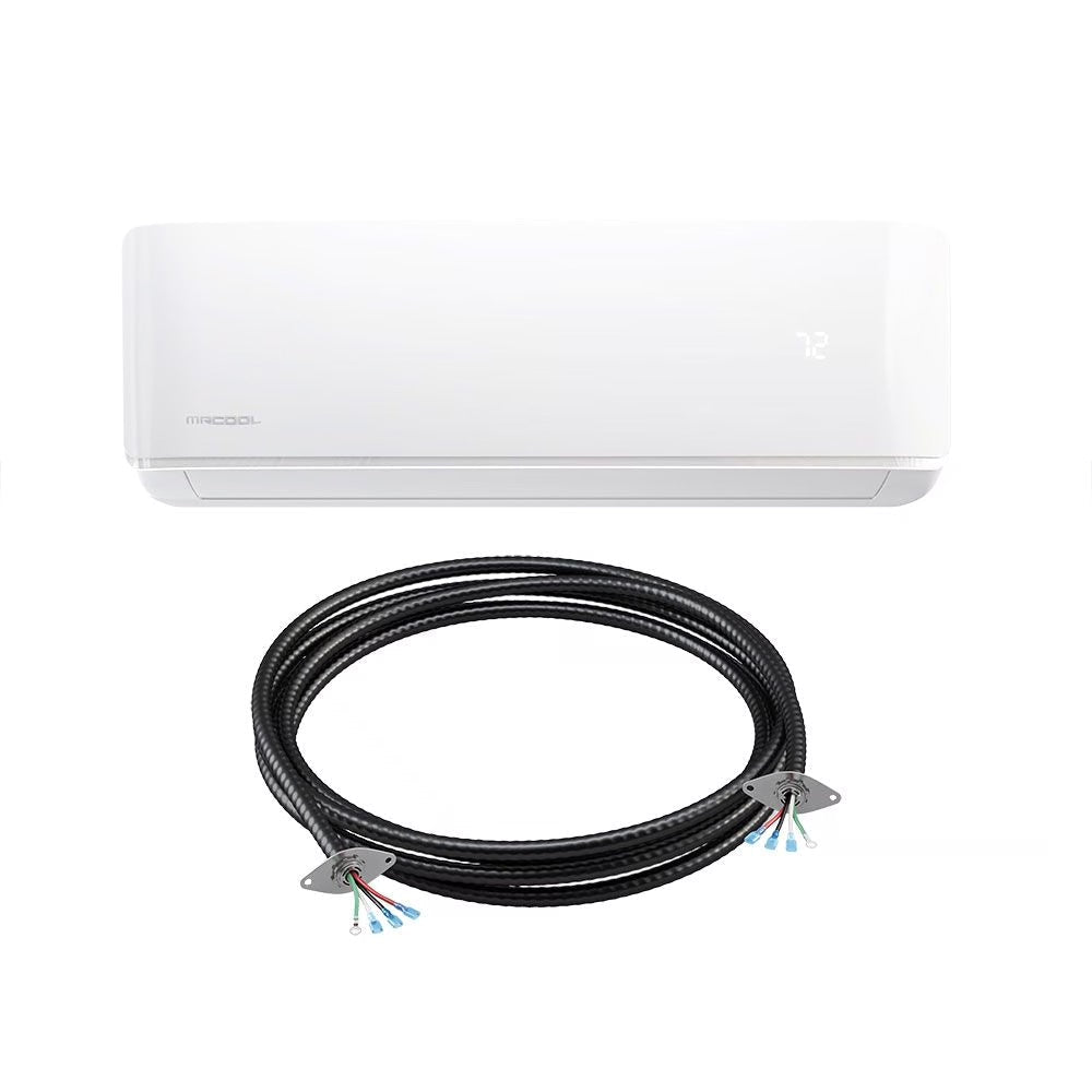 MRCOOL | DIY 12K BTU 5th Gen Ductless Mini Split Heat Pump System 115V | DIY-12-HP-WM-115D25-O