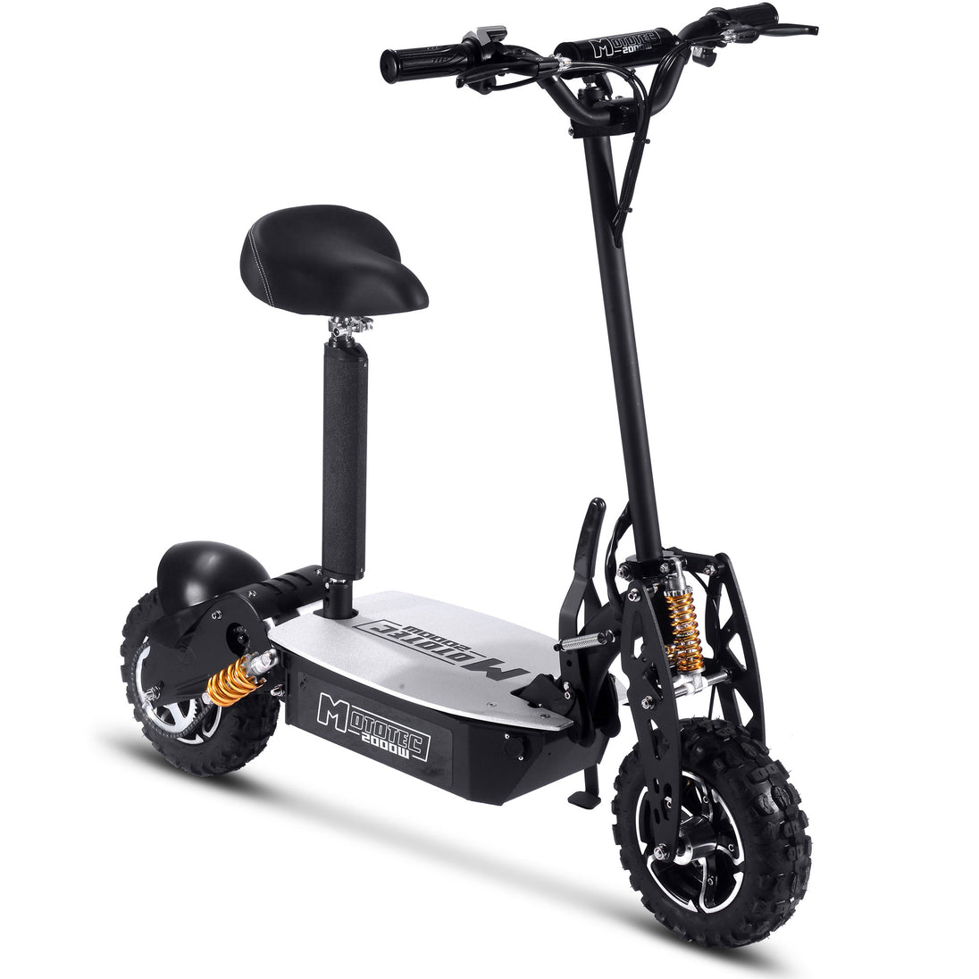 MotoTec 2000w 48v Electric Scooter Black - Image 2