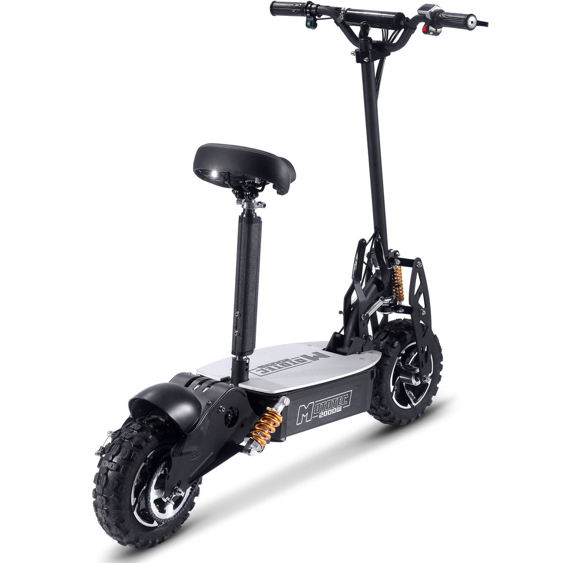 MotoTec 2000w 48v Electric Scooter Black - Image 6