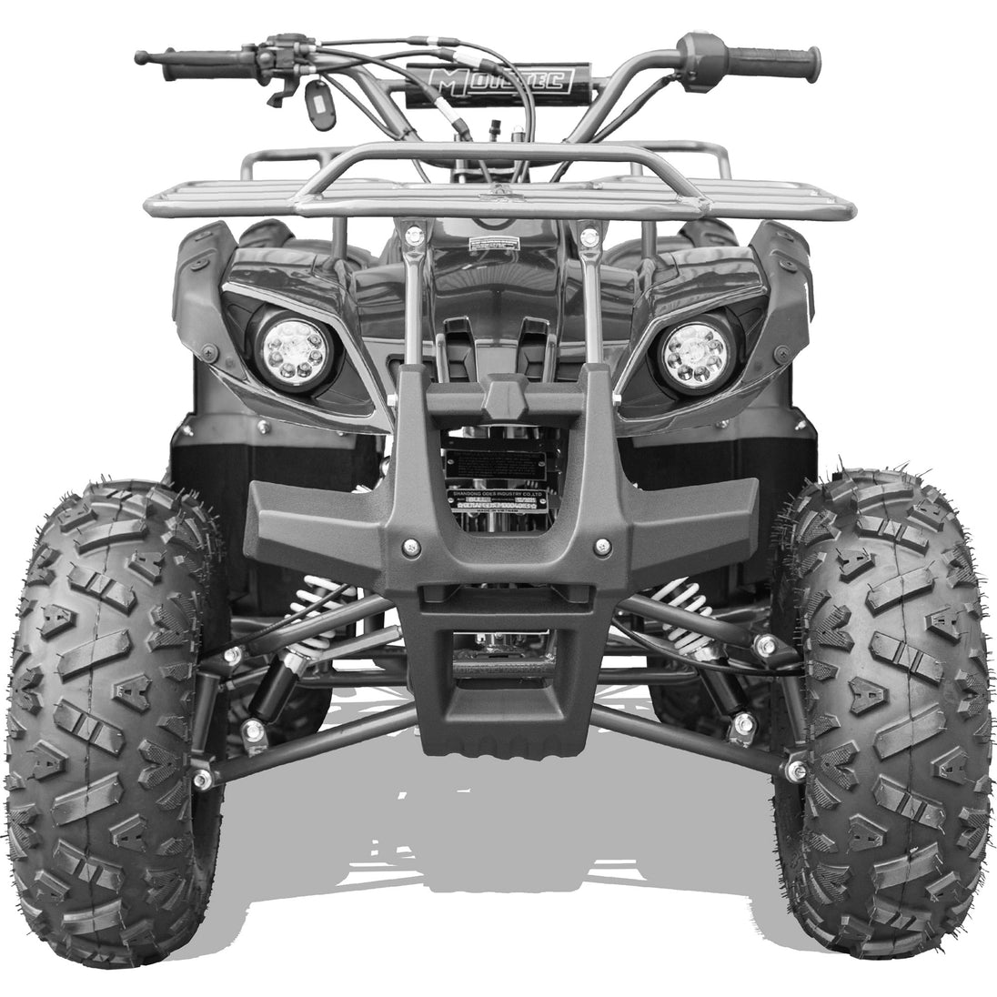 MotoTec Bull 125cc 4-Stroke Kids Gas ATV Black - Image 8