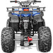 MotoTec Bull 125cc 4-Stroke Kids Gas ATV Blue - Image 4