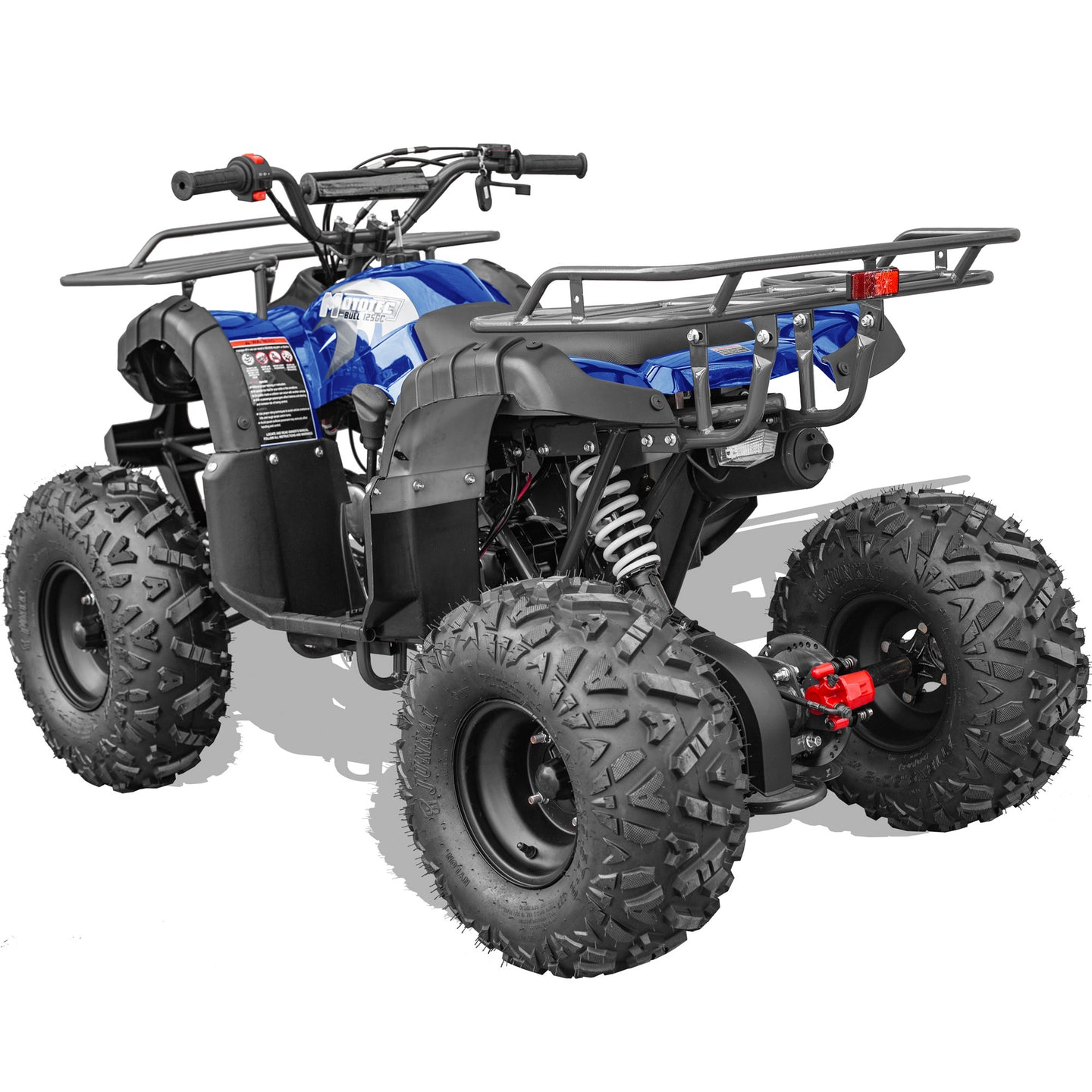 MotoTec Bull 125cc 4-Stroke Kids Gas ATV Blue - Image 5
