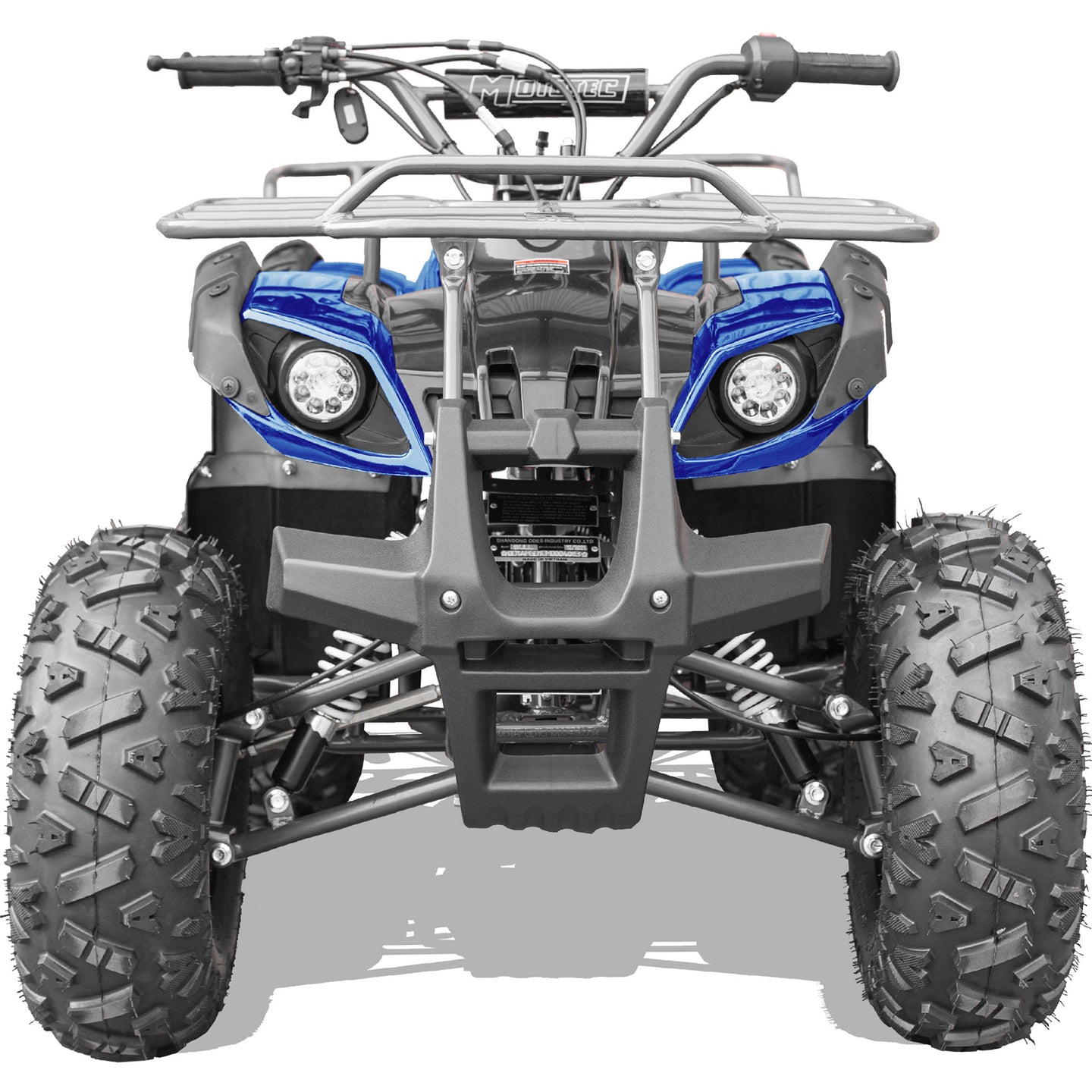 MotoTec Bull 125cc 4-Stroke Kids Gas ATV Blue - Image 8