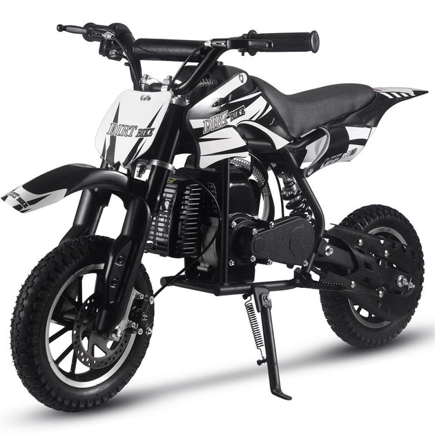 MotoTec Alien 50cc 2-Stroke Kids Dirt Bike Black