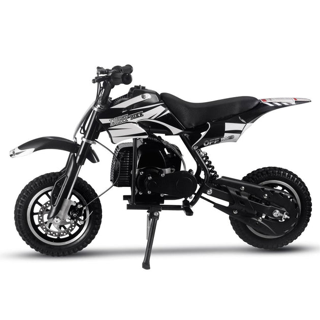 MotoTec Alien 50cc 2-Stroke Kids Dirt Bike Black - Image 2