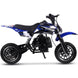 MotoTec Alien 50cc 2-Stroke Kids Dirt Bike Blue - Image 2