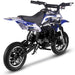 MotoTec Alien 50cc 2-Stroke Kids Dirt Bike Blue - Image 3