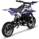 MotoTec Alien 50cc 2-Stroke Kids Dirt Bike Blue - Image 3