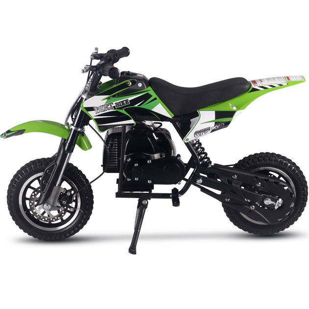 MotoTec Alien 50cc 2-Stroke Kids Dirt Bike Green - Image 2