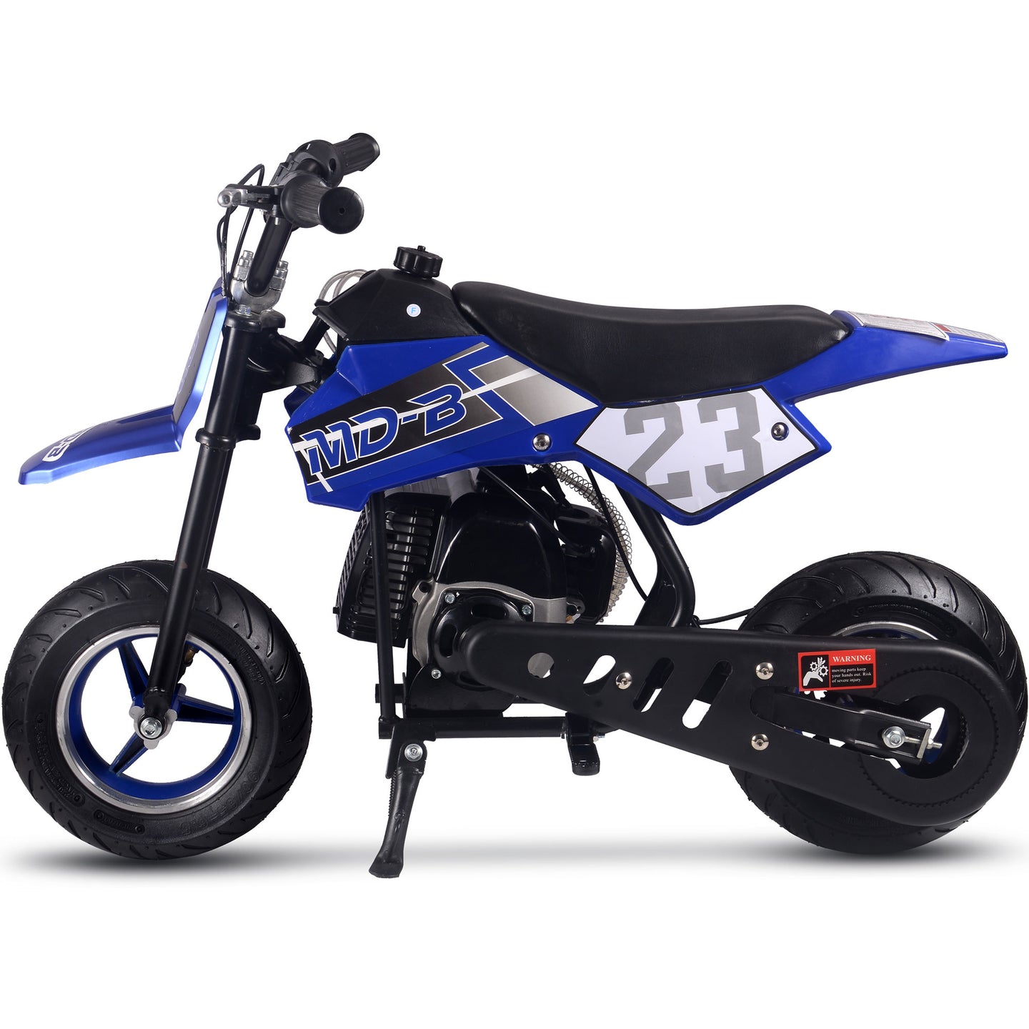 MotoTec Supermoto 50cc 2-Stroke Kids Dirt Bike Blue - Image 5