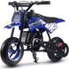 MotoTec Supermoto 50cc 2-Stroke Kids Dirt Bike Blue - Image 6