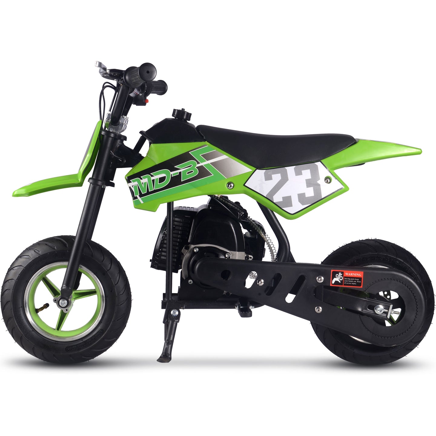 MotoTec Supermoto 50cc 2-Stroke Kids Dirt Bike Green - Image 5