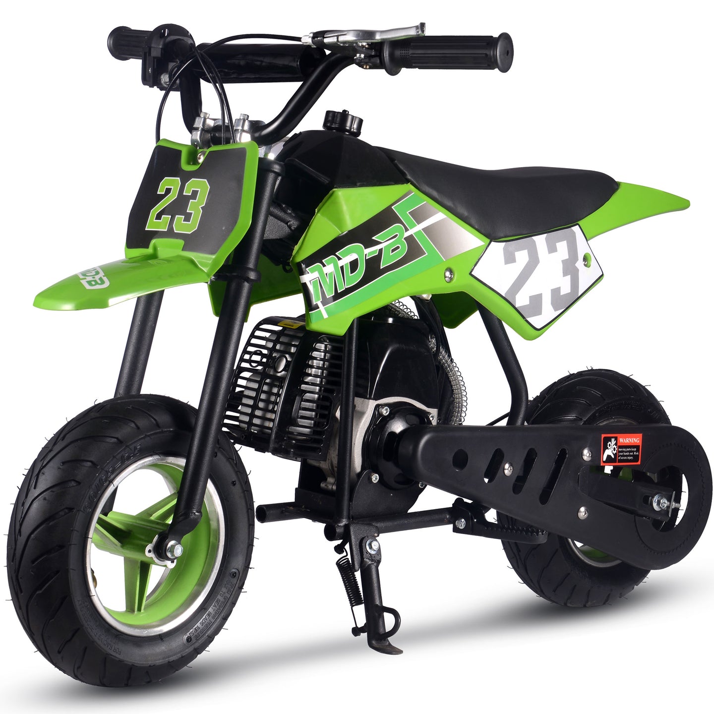MotoTec Supermoto 50cc 2-Stroke Kids Dirt Bike Green - Image 6