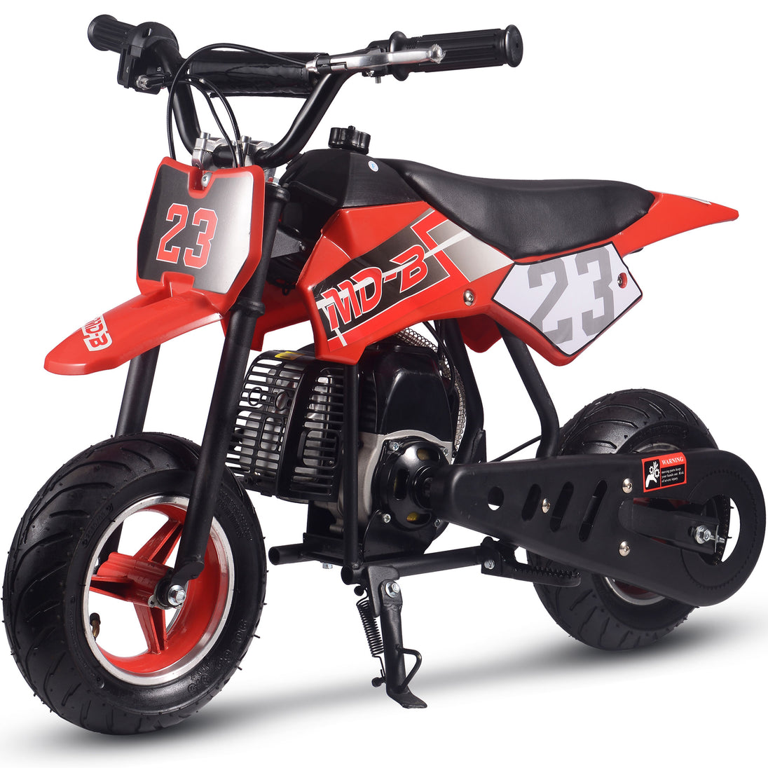 MotoTec Supermoto 50cc 2-Stroke Kids Dirt Bike Red - Image 6