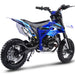 MotoTec Hooligan 60cc 4-Stroke Gas Dirt Bike Blue - Image 3