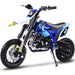MotoTec Hooligan 60cc 4-Stroke Gas Dirt Bike Blue - Image 6