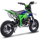 MotoTec Hooligan 60cc 4-Stroke Gas Dirt Bike Green - Image 3