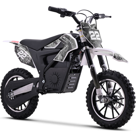 MotoTec | 36v 790w Demon Electric Dirt Bike Lithium White