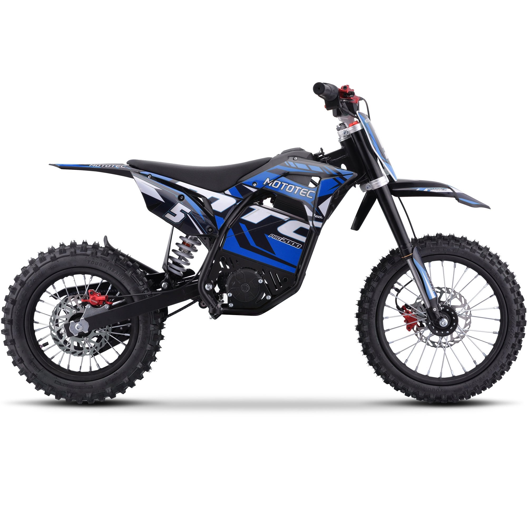MotoTec | Pro 60V/15.6Ah 2000W Lithium Electric Dirt Bike