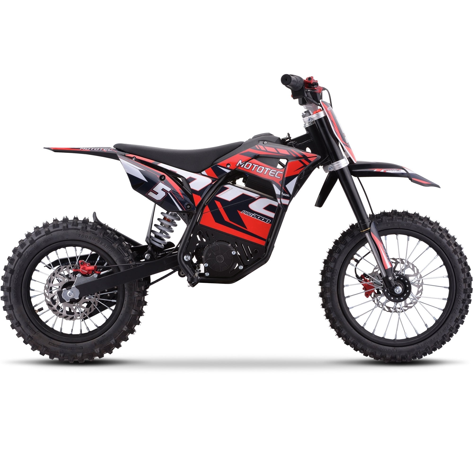 MotoTec | Pro 60V/15.6Ah 2000W Lithium Electric Dirt Bike