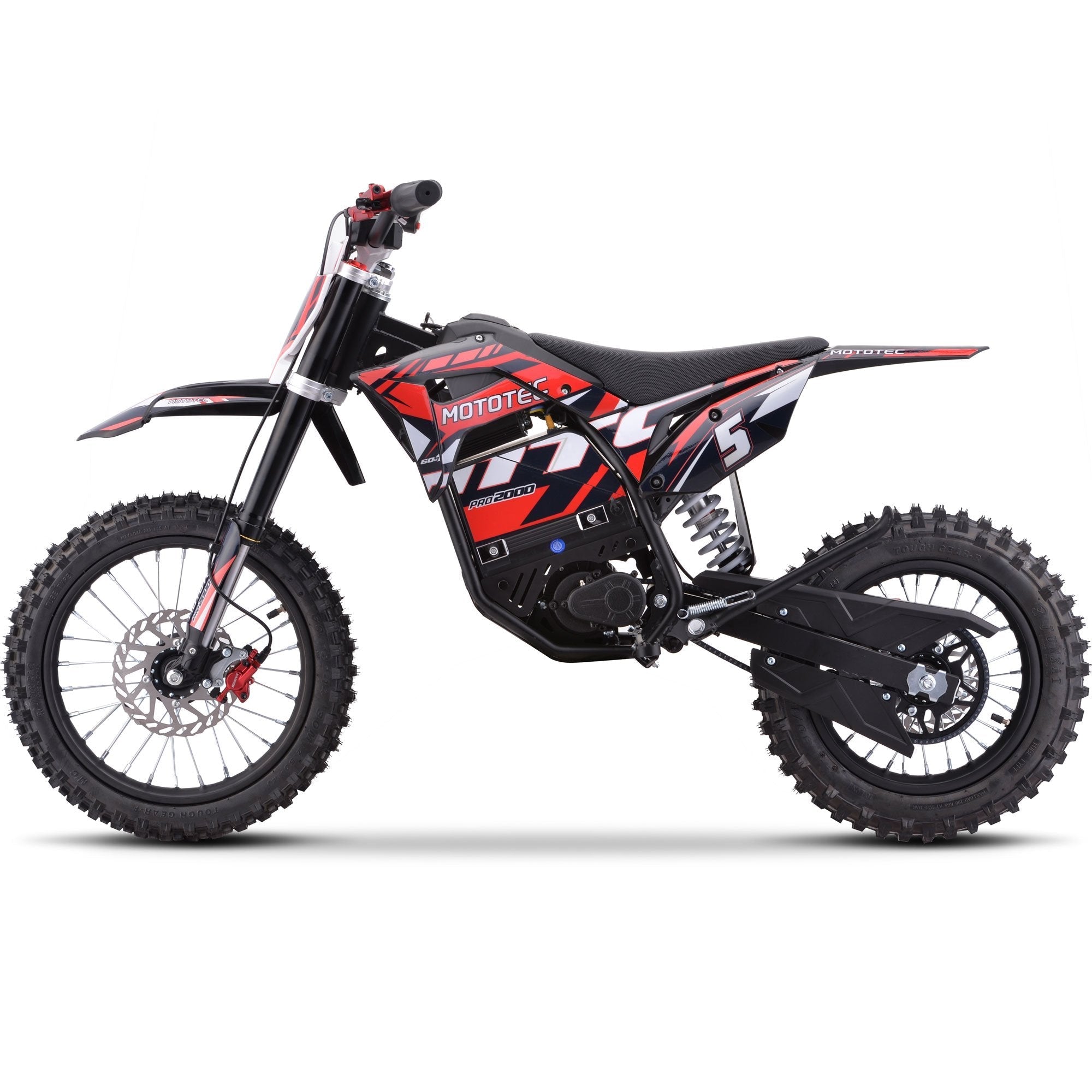 MotoTec | Pro 60V/15.6Ah 2000W Lithium Electric Dirt Bike
