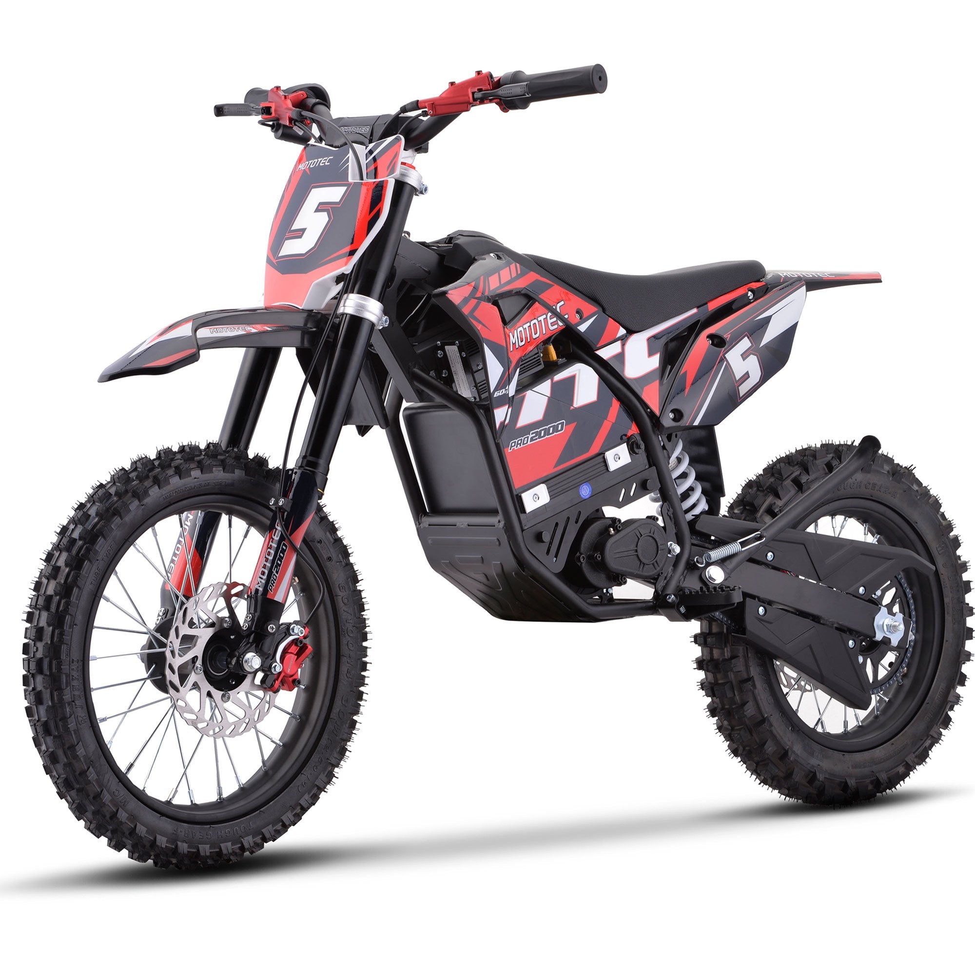 MotoTec | Pro 60V/15.6Ah 2000W Lithium Electric Dirt Bike