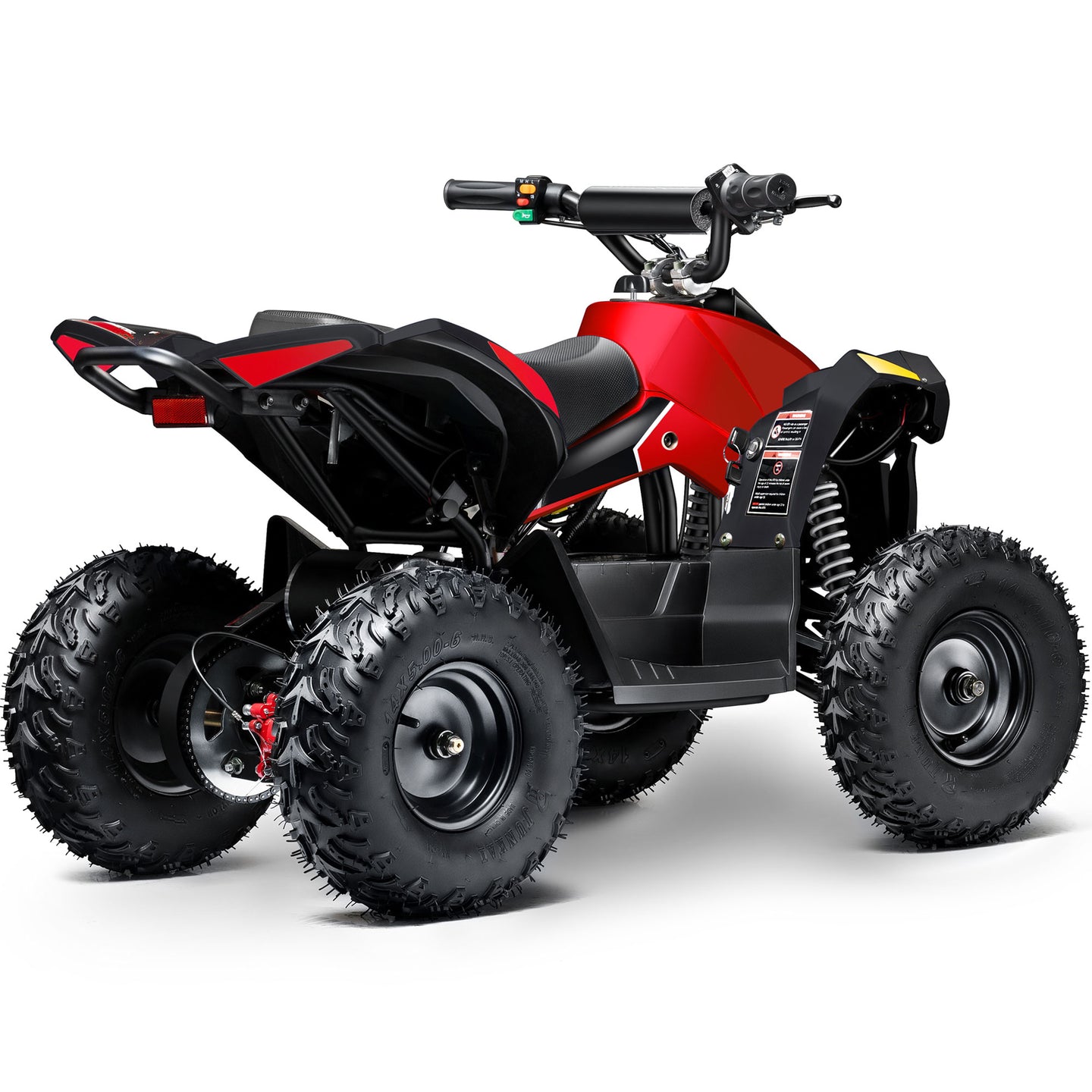 MotoTec E-Bully 36v 1000w ATV Red - Image 3
