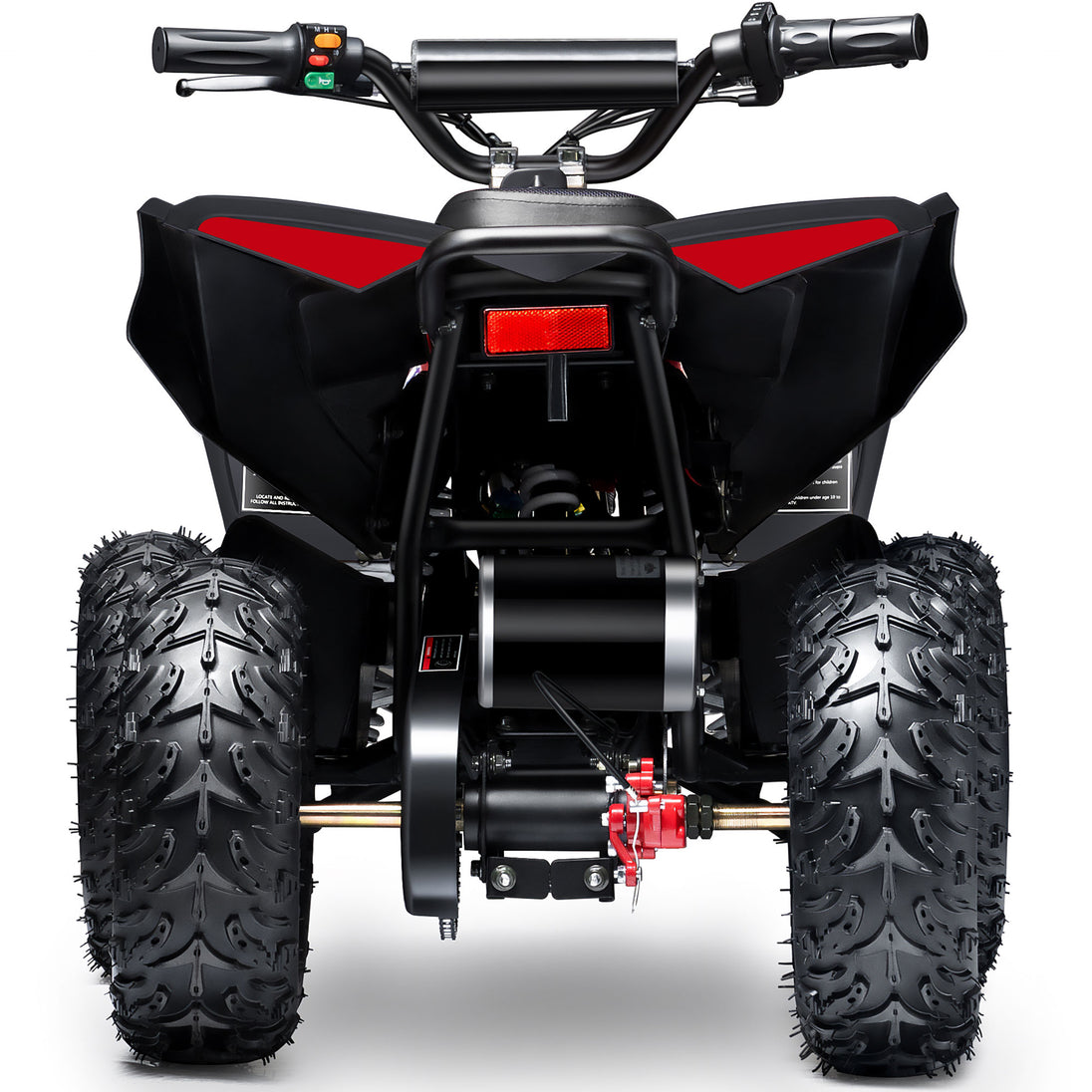 MotoTec E-Bully 36v 1000w ATV Red - Image 6