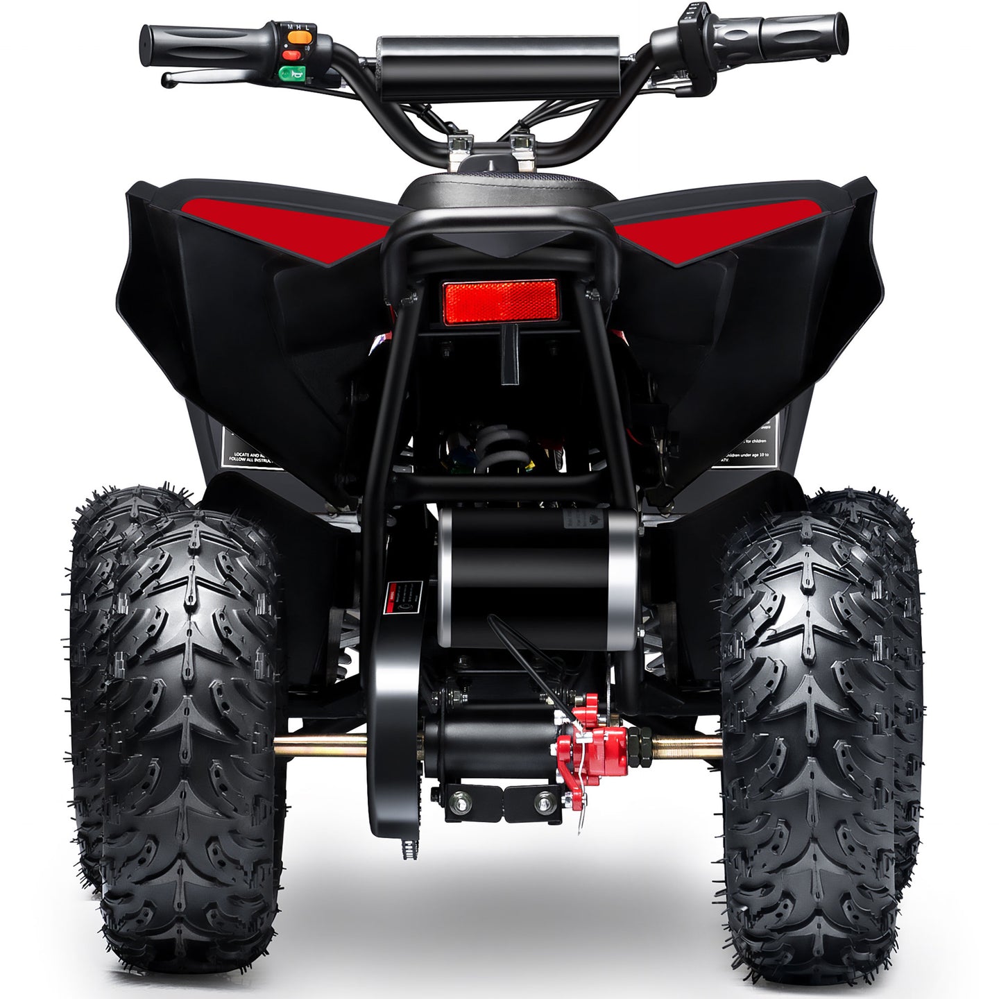 MotoTec E-Bully 36v 1000w ATV Red - Image 6