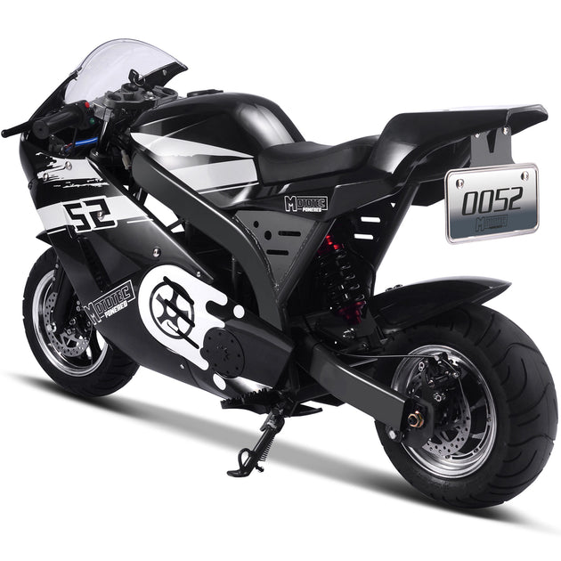 MotoTec 1000w 48v Electric Superbike Black - Image 2