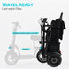 MotoTec Folding Mobility Electric Trike 48v 700w Dual Motor Lithium Black - Image 6