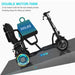 MotoTec Folding Mobility Electric Trike 48v 700w Dual Motor Lithium Black - Image 7
