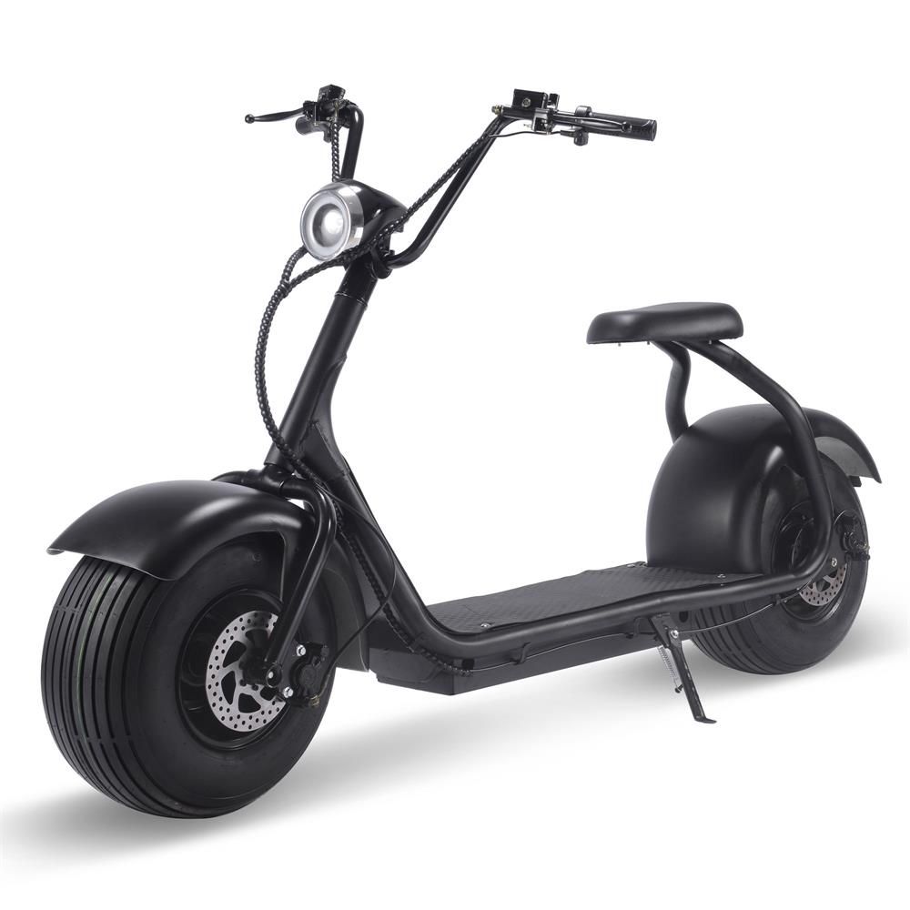 MotoTec Fat Tire 60v 18ah 2000w Lithium Electric Scooter Black - Image 4