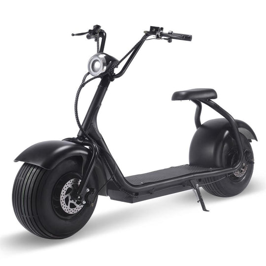 MotoTec Fat Tire 60v 18ah 2000w Lithium Electric Scooter Black - Image 4