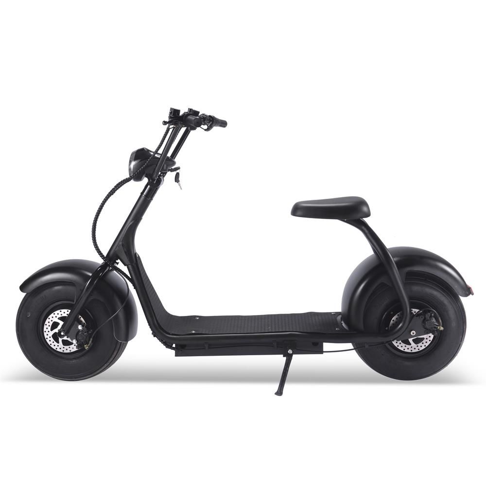 MotoTec Fat Tire 60v 18ah 2000w Lithium Electric Scooter Black - Image 5