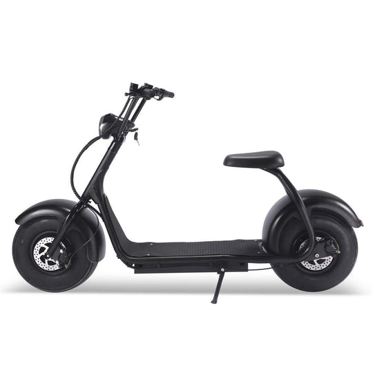 MotoTec Fat Tire 60v 18ah 2000w Lithium Electric Scooter Black - Image 5