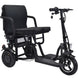 MotoTec Folding Mobility Electric Trike 48v 700w Dual Motor Lithium Black - Image 2