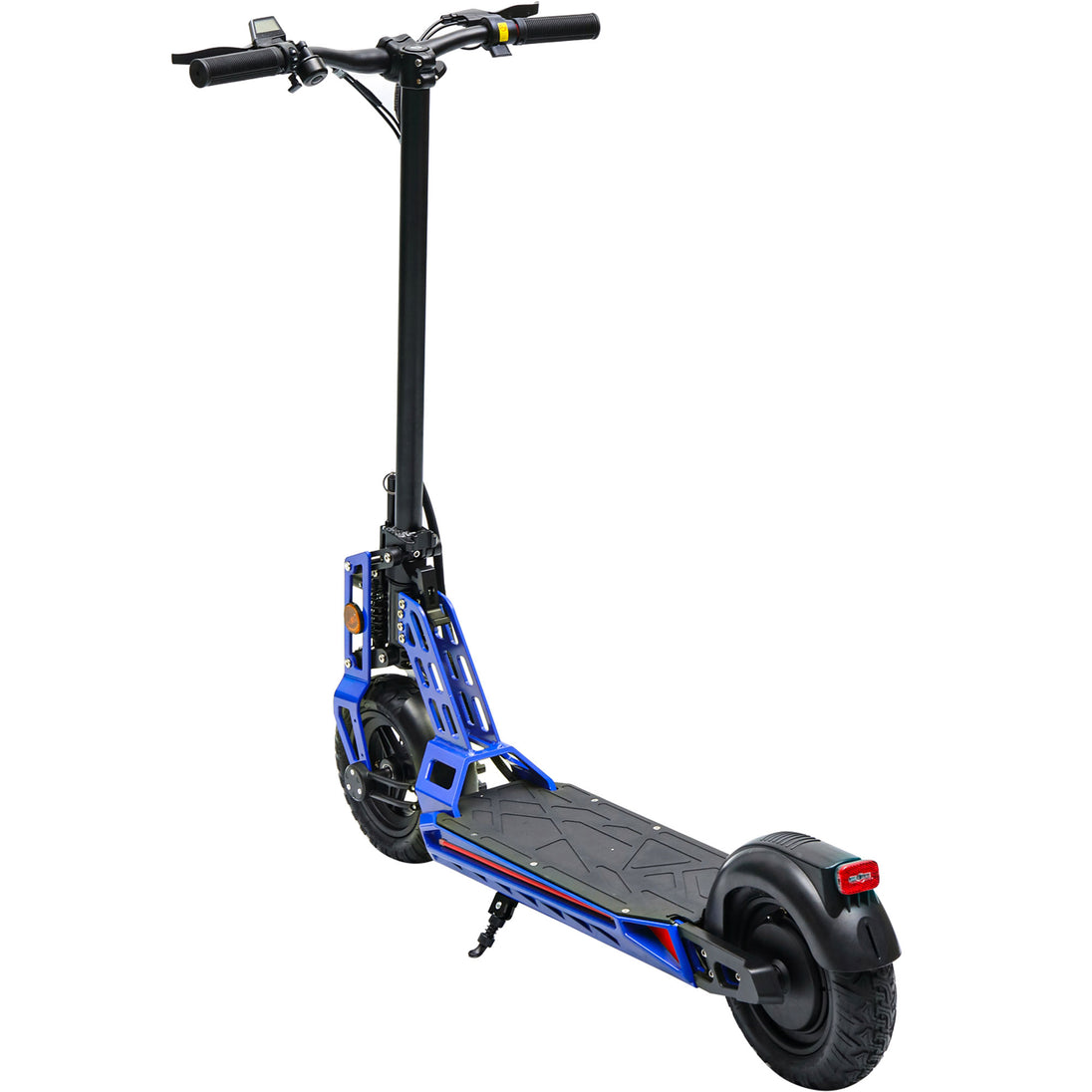 MotoTec Free Ride 48v 600w Lithium Electric Scooter Blue - Image 5