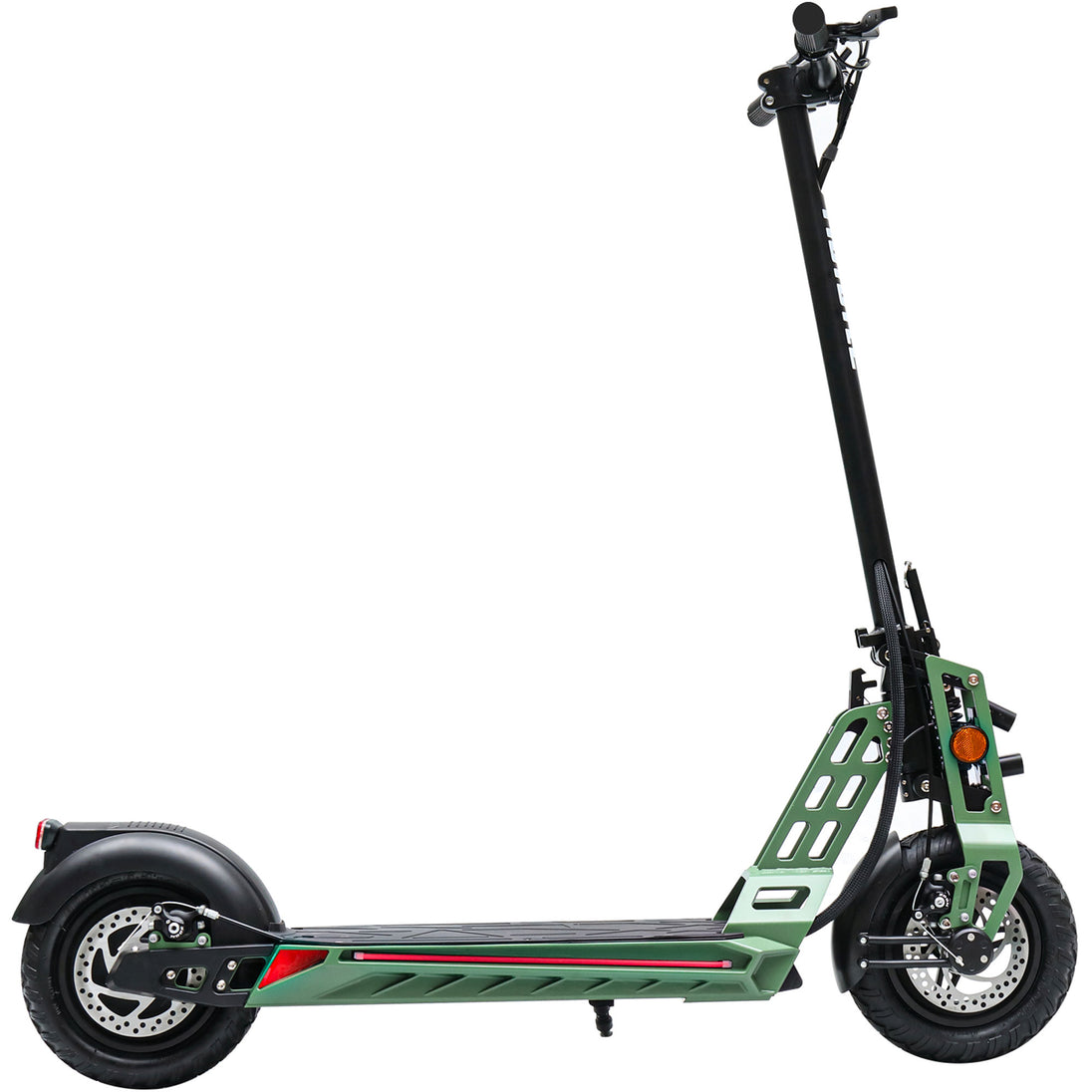 MotoTec Free Ride 48v 600w Lithium Electric Scooter Green - Image 3
