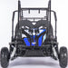 MotoTec Mud Monster XL 212cc 2 Seat Go Kart Full Suspension Blue - Image 2