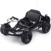 MotoTec Sandman Kids Gas Powered 52cc Go Kart Black