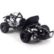 MotoTec Sandman Kids Gas Powered 52cc Go Kart Black - Image 4