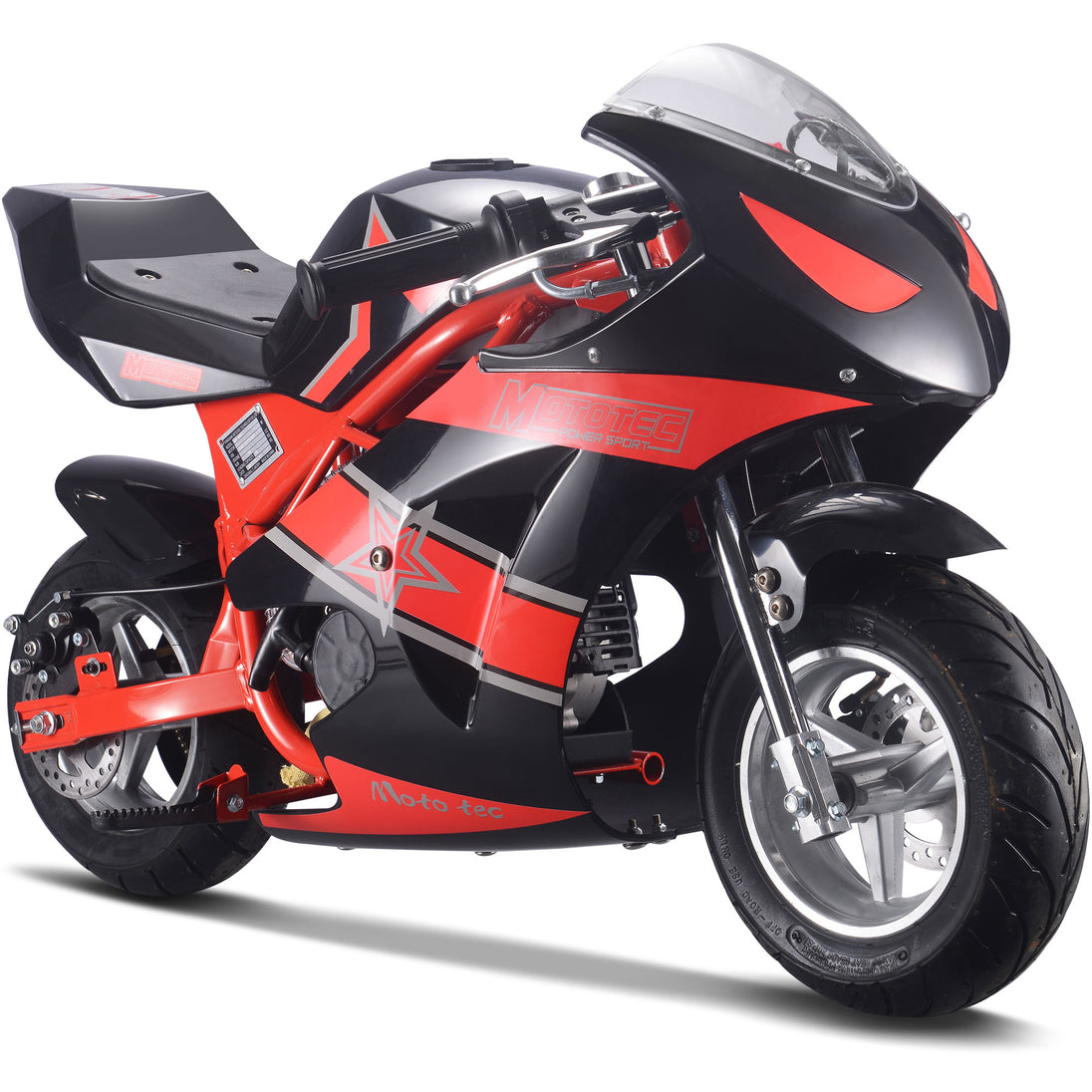 MotoTec Gas Pocket Bike GT 49cc 2-stroke Red
