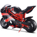 MotoTec Gas Pocket Bike GT 49cc 2-stroke Red - Image 4