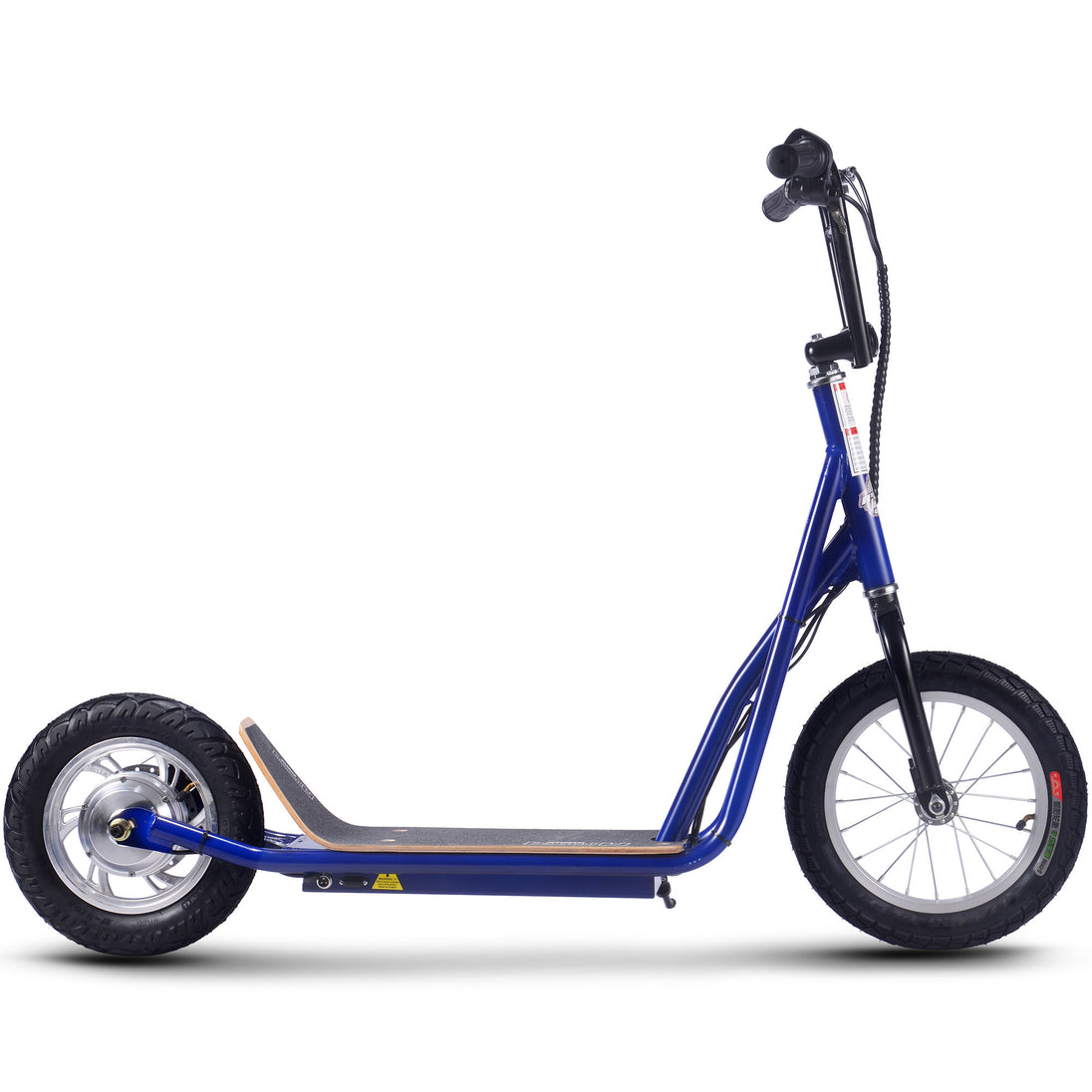 MotoTec Groove 36v 350w Big Wheel Lithium Electric Scooter Blue - Image 2