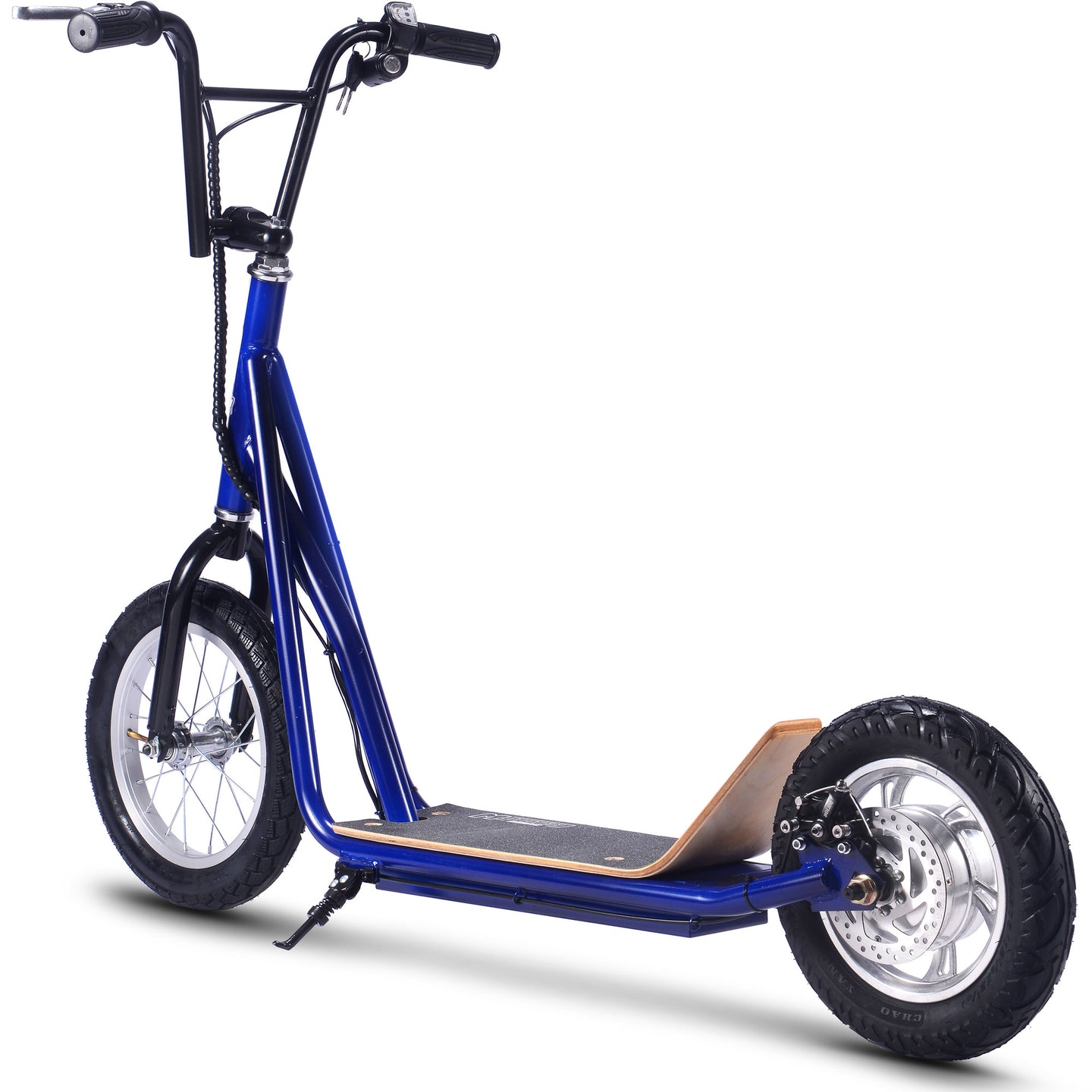 MotoTec Groove 36v 350w Big Wheel Lithium Electric Scooter Blue - Image 4