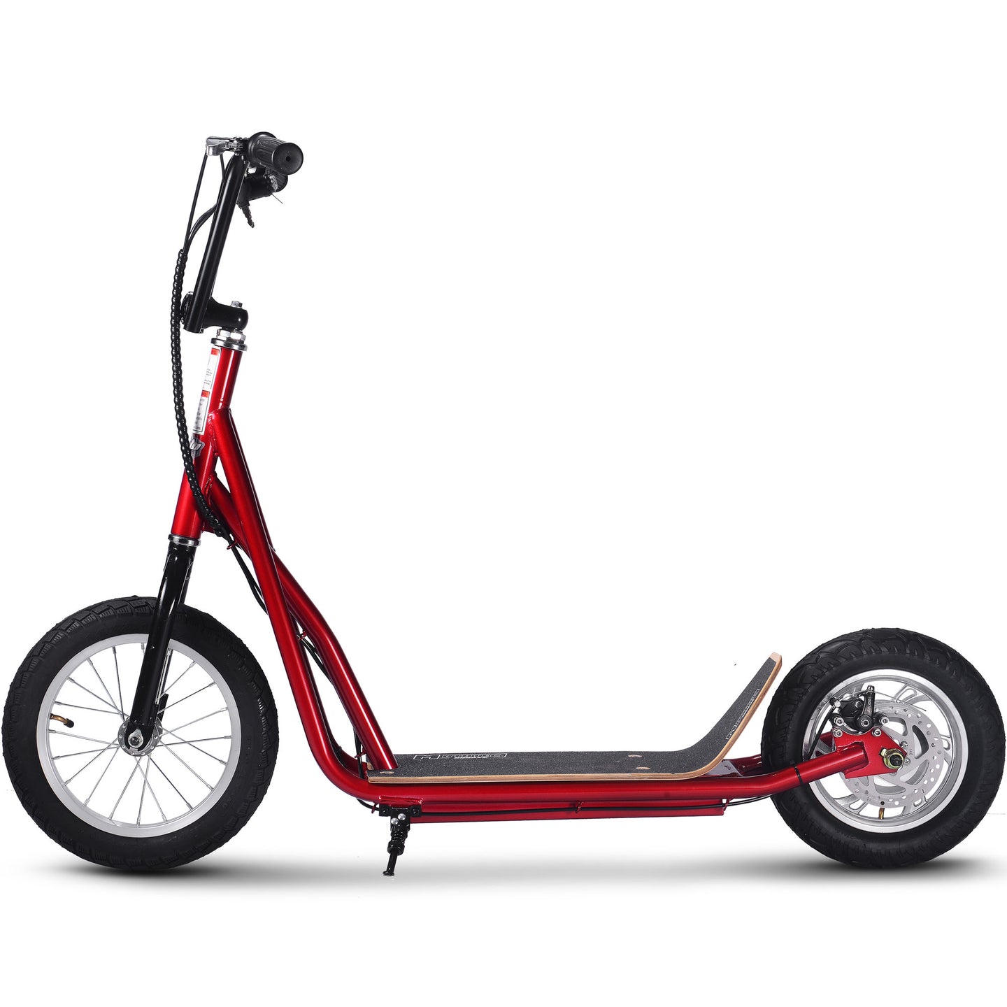 MotoTec Groove 36v 350w Big Wheel Lithium Electric Scooter Red - Image 5