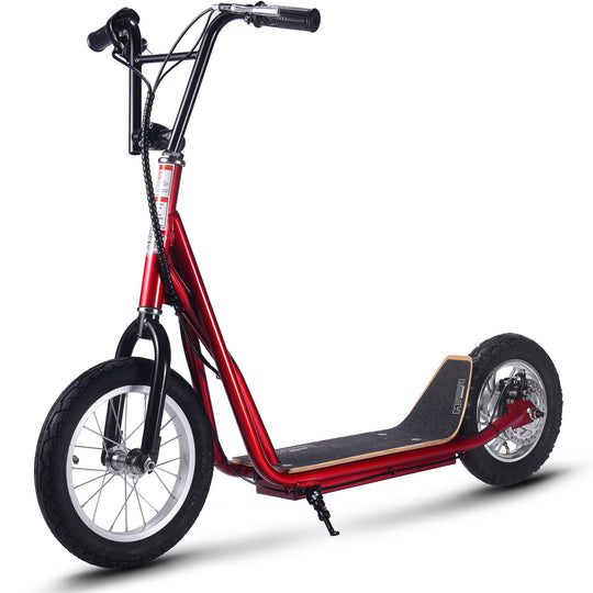 MotoTec Groove 36v 350w Big Wheel Lithium Electric Scooter Red - Image 6